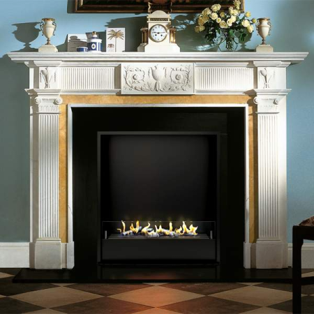 Биокамин в мраморном портале Firezo Boschetto Биокамин в мраморном портале Firezo Boschetto